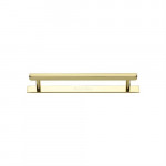 M Marcus Heritage Brass Hexagonal Design Cabinet Pull with Plate 96mm Centre to Centre